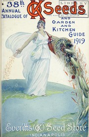 Cover of: 38th annual catalogue of O.K. seeds and garden and kitchen guide