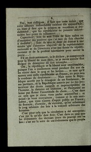 Cover of: Motion d'ordre faite par Bertrand (du Calvados), sur quelques mesures le gislatives qu'il est tre  s-urgent de prendre: se ance du 21 fructidor an 7.