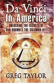 Cover of: Da Vinci in America: Unlocking the Secrets of Dan Brown's "The Solomon Key"