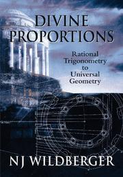 Cover of: Divine Proportions by N J Wildberger, N J Wildberger