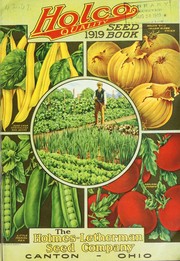 Cover of: Holco quality seed book: 1919