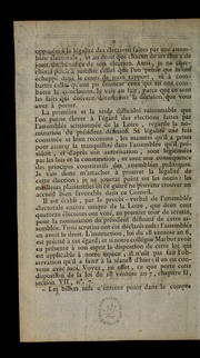 Cover of: Re ponse de Cornet (du Loiret), aux objections faites sur la re solution du 19 flore al an 7, relative aux ope rations de l'assemble e e lectorale du de partement de la Loire: se ance du 25 flore al an 7.