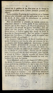 Cover of: Opinion de P. Dedelay sur la publicite  & la spe cialite  de l'hypothe  que: se ance du 25 prairial an 6.