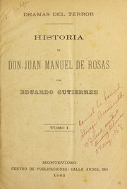 Cover of: Dramas del terror by Eduardo Gutie rrez