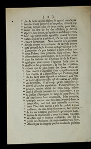 Cover of: Lettre de M. Bertrand de Moleville, ci-devant ministre de la marine, au pre sident de la Convention nationale