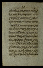 Cover of: Lettre de M. Bertrand de Molleville a   M. le pre sident de la Convention nationale