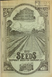 Cover of: 1919 seeds [catalog]