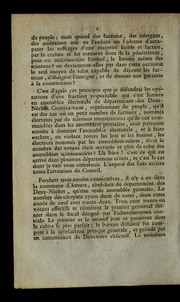 Observations de Demoor, de pute  des Deux-Ne  thes, sur les ope rations des deux fractions de l'assemble e e lectorale de ce de partement by Antoine Philippe Joseph Demoor