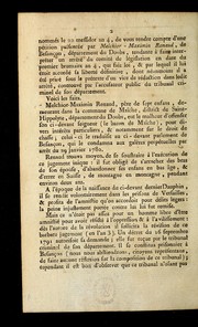 Cover of: Rapport fait par Defrance sur la re clamation de Melchior-Maximin Renaud, du de partement du Doubs, tendante a   faire interpre ter un arre te  du Comite  de le gislation du premier brumaire an 4, par lequel sa liberte  de finitive lui e toit accorde e: se ance du 14 frimaire an 6.