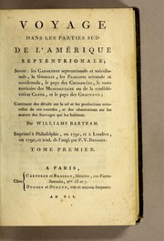 Cover of Voyage dans les parties sud de l'Amérique septentrionale