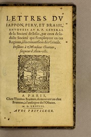 Cover of: Lettres du Iappon, Peru et Brasil