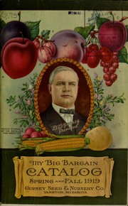 Cover of: My big bargain catalog: spring and fall 1919