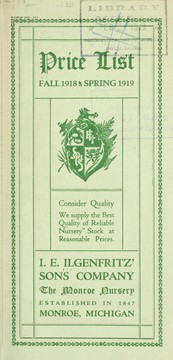Cover of: Price list: Fall 1918 and spring 1919