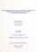 Cover of: Understanding the occurrence of secondary disabilities in clients with fetal alcohol syndrome (FAS) and fetal alcohol effects (FAE)