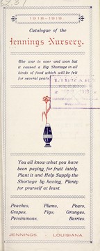 Cover of: Catalogue of the Jennings Nursery