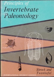 Invertebrate paleontology by William H. Twenhofel