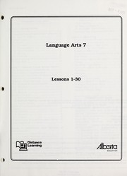 Cover of: Language arts 7: lessons 1-30
