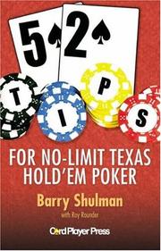 Cover of: 52 Tips For No-Limit Texas Hold 'Em Poker