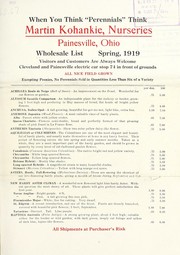 Cover of: Wholesale list: Spring, 1919