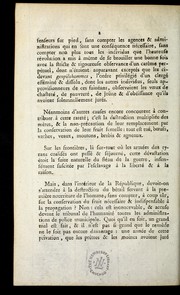 Cover of: Projet de loi tendant au repeuplement urgent des be tes rouges & blanches, dont la destruction pre sente une disette en viande, en cuir, en peaux & en laine, qui, s'il n'y e toit pourvu promptement, accroi troit journellement dans la Re publique franc ʹaise