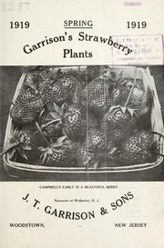 Cover of: Garrison's strawberry plants: Spring 1919
