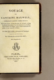 Voyage du capitaine Maxwell by John M'Leod