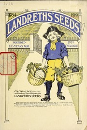 Cover of: Landreths' seeds: 1919 catalogue