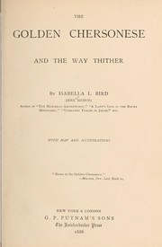 Cover of: The golden Chersonese and the way thither