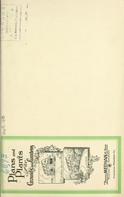 Cover of: Plans and plants for grounds and gardens by Thomas Meehan and Sons