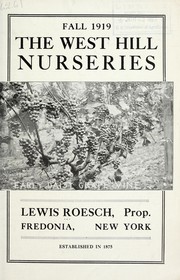 Cover of: Fall 1919 [catalog] by Lewis Roesch (Firm)
