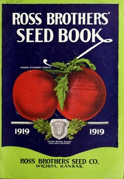 Ross Brothers' seed book by Ross Brothers Seed Company