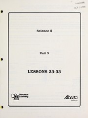 Cover of: Science 5: unit 3, lessons 23-33