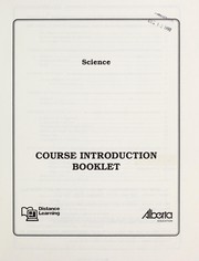 Cover of: Science course introduction booklet