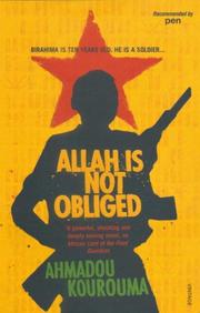 Cover of: Allah is Not Obliged by Ahmadou Kourouma