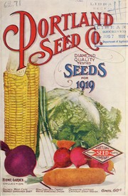 Cover of: Portland Seed Company's complete seed annual for 1919