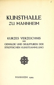 Cover of: Kurzes Verzeichnis der Gemälde und Skulpturen der Städtischen Kunstsammlung