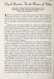 Cover of: Papal directives for the woman of today by Pope Pius XII