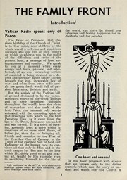 Cover of: The family front: 50th anniversary of Rerum novarum, June 1, 1941