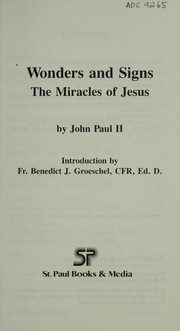 Cover of: Wonders and signs: the miracles of Jesus