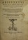 Cover of: Aristoxeni musici antiquiss. Harmonicorum elementorum libri III. Cl. Ptolem©Œi Harmonicorum, seu de musica lib. III. Aristotelis De obiecto auditus fragmentum ex Porphyrii commentariis