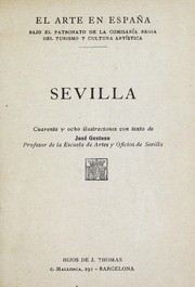 Cover of: Sevilla by José Gestoso y Pérez