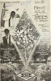 Cover of: Nursery catalog [of] fruit, shade and ornamental trees and shrubs, berry plants and bush fruits, Dutch bulbs, roses and flowering shrubs: Fall 1918-Spring 1919