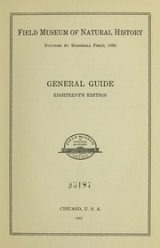 Cover of: General guide | Field Museum of Natural History