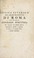 Cover of: Indice istorico del gran prospetto di Roma, dedicato alla sagra maestà cattolica di Carlo III. re delle Spagne da Giuseppe Vasi ...