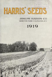 Cover of: Harris' seeds