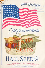 1918 catalogue by Hall Seed Co