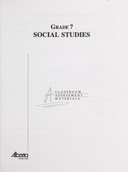 Cover of: Grade 7 social studies