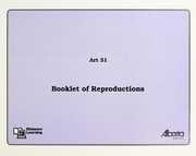 Cover of: Art 31: booklet of reproductions