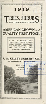 Cover of: Trees, shrubs, everything worth planting by F.W. Kelsey Nursery Company