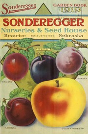 Cover of: Garden book by Sonderegger's Nurseries and Seed House